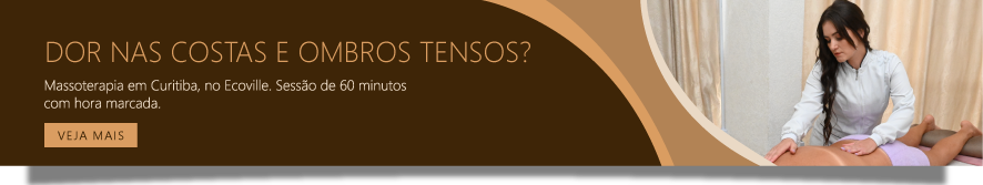 Dor nas costas e ombros tensos? Massoterapia com Deisi Machado no Ecoville, Curitiba.